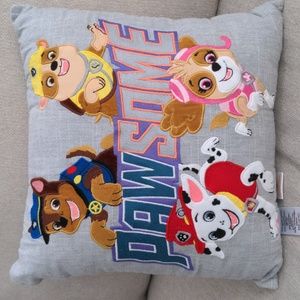 PBK PAW Patrol™ Pawsome Pillow, 16x16 Inches, Grey
